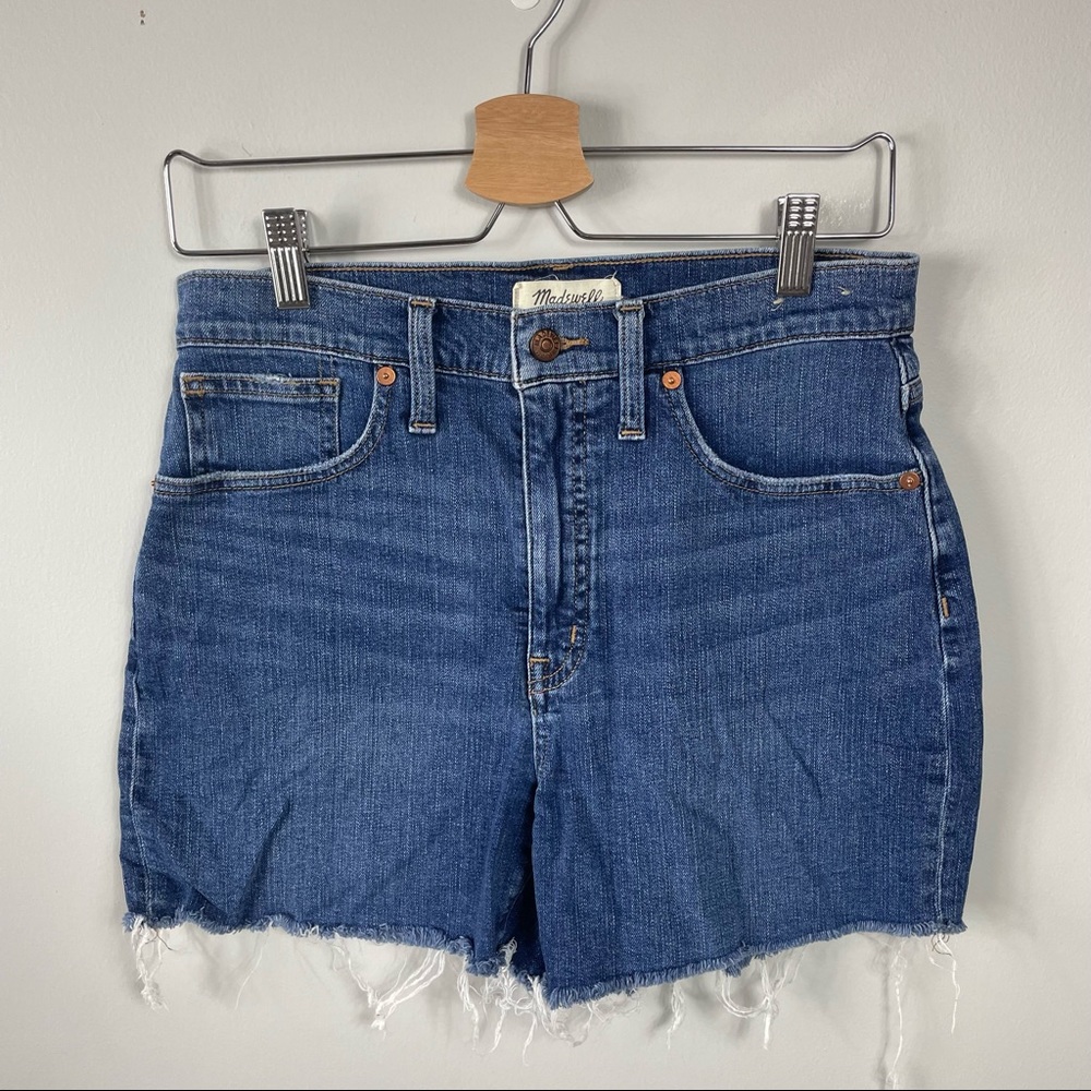 Madewell High-Rise denim Shorts Sz 27 - Picture 2 of 6